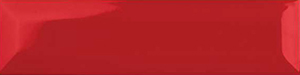 BEVELLED BLOOD RED