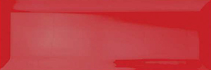 BEVELLED BLOOD RED